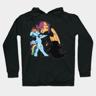 Rainbow Factory Role Reversal Sticker Hoodie